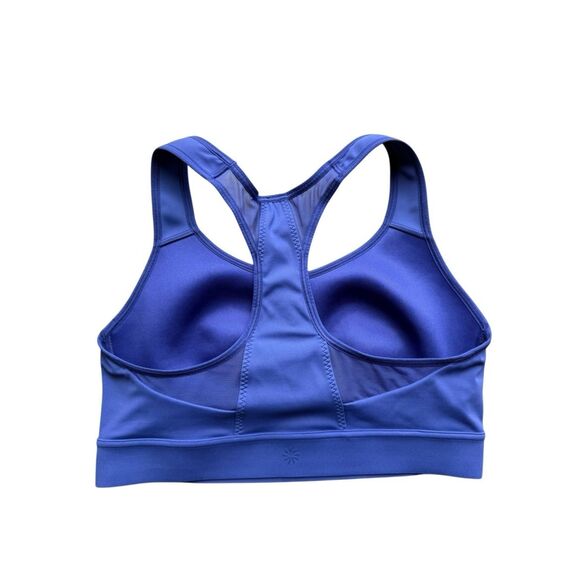 Athleta Hustle Sports Bra In Merlin Blue/Violet - Picture 5 of 9